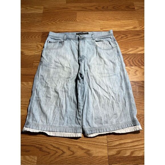 Vintage Y2K Southpole Baggy Jean Shorts - Picture 1 of 6